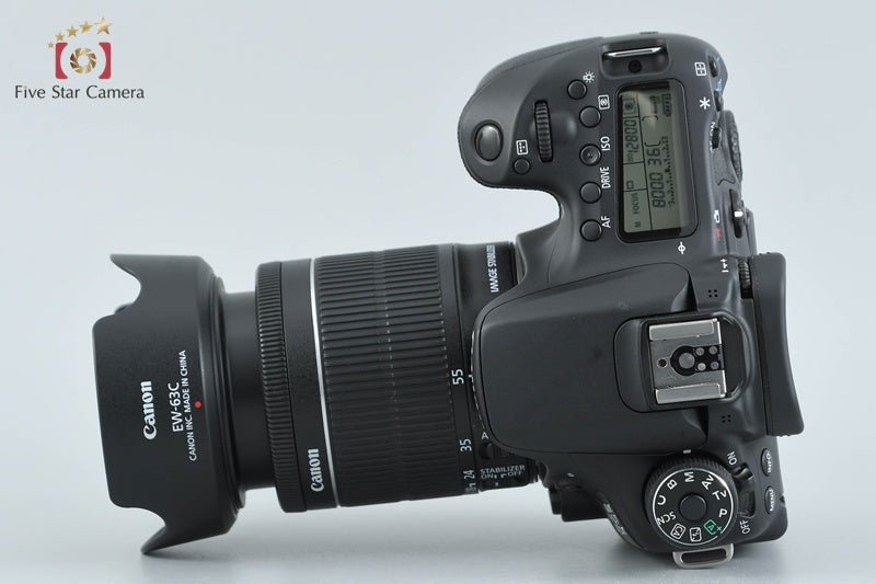 Canon EOS 70D 20.2 MP DSLR EF-S 18-55 IS STM Lens