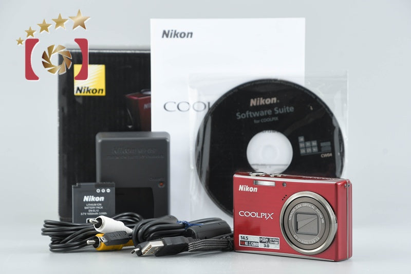 Nikon COOLPIX S710 Deep Red 14.5 MP Digital Camera w/ Box