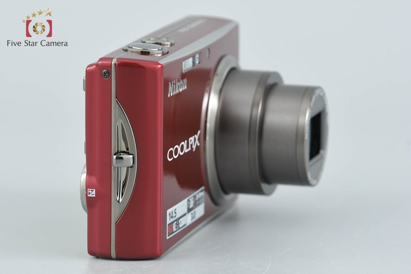 Nikon COOLPIX S710 Deep Red 14.5 MP Digital Camera w/ Box