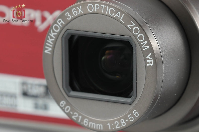 Nikon COOLPIX S710 Deep Red 14.5 MP Digital Camera w/ Box