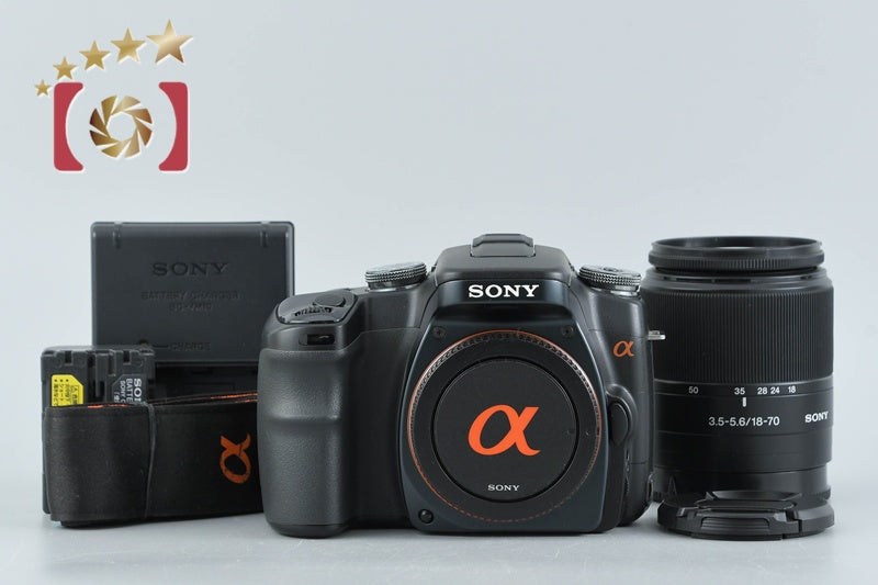 Sony α100 DSLR-A100 Black 10.2 MP 18-70 Lens [Japanese Language Only]