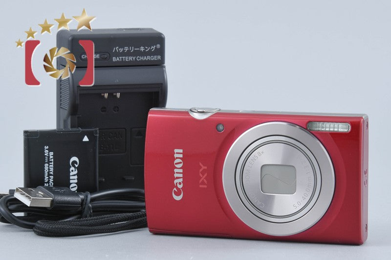 Canon IXY 180 Red 20.0 MP Digital Camera