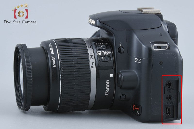 Canon EOS Kiss X2 / Digital Rebel XSi / 450D DSLR 12.2 MP 18-55 IS Lens