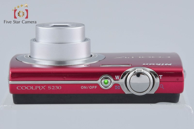 Nikon COOLPIX S230 Rose Red 10.0 MP Digital Camera