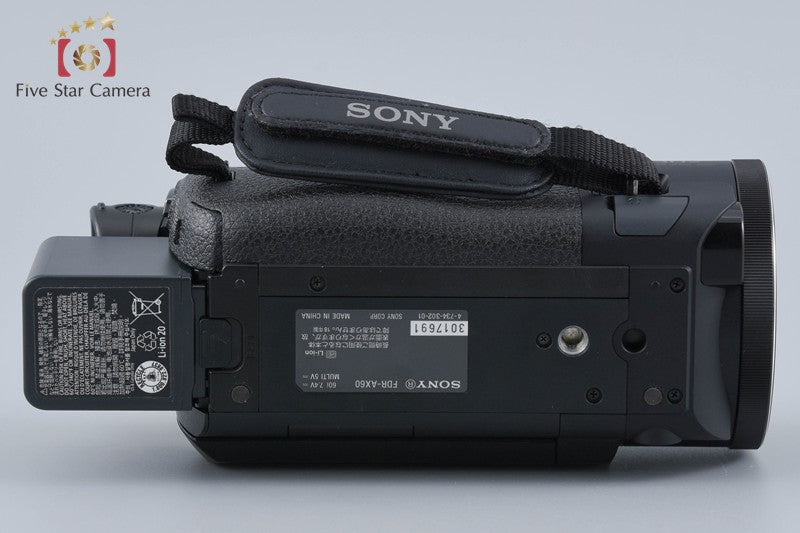 SONY HANDYCAM FDR-AX60 4K Digital Camcorder w/ Box [Japanese Language Only]