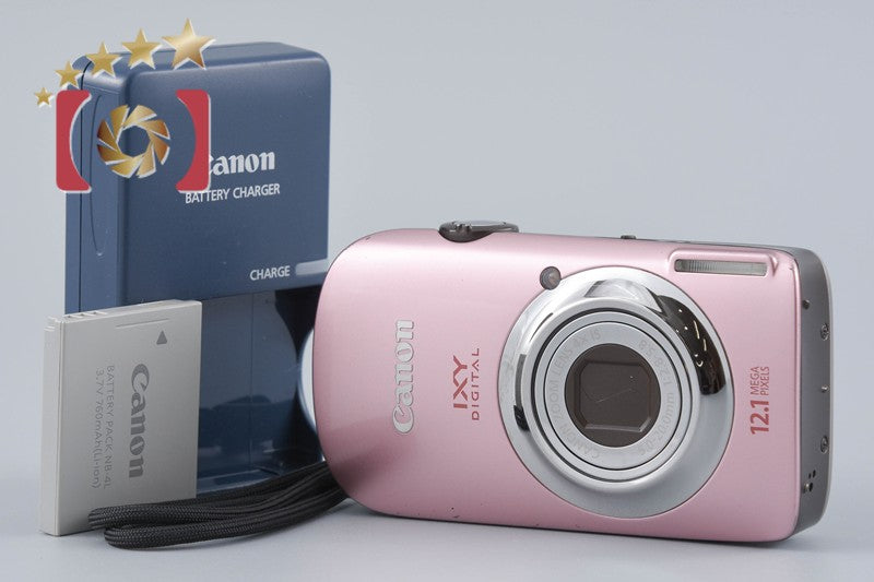 Canon IXY Digital 510 IS Pink 12.1 MP Digital Camera