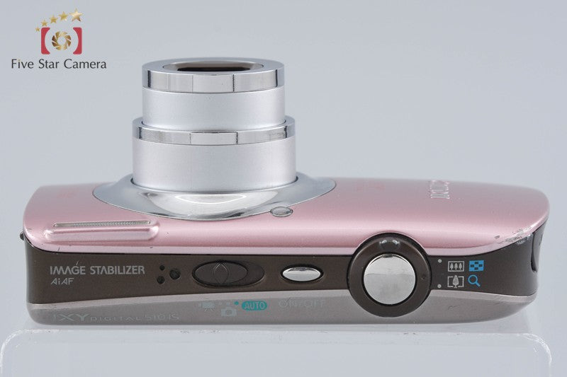 Canon IXY Digital 510 IS Pink 12.1 MP Digital Camera