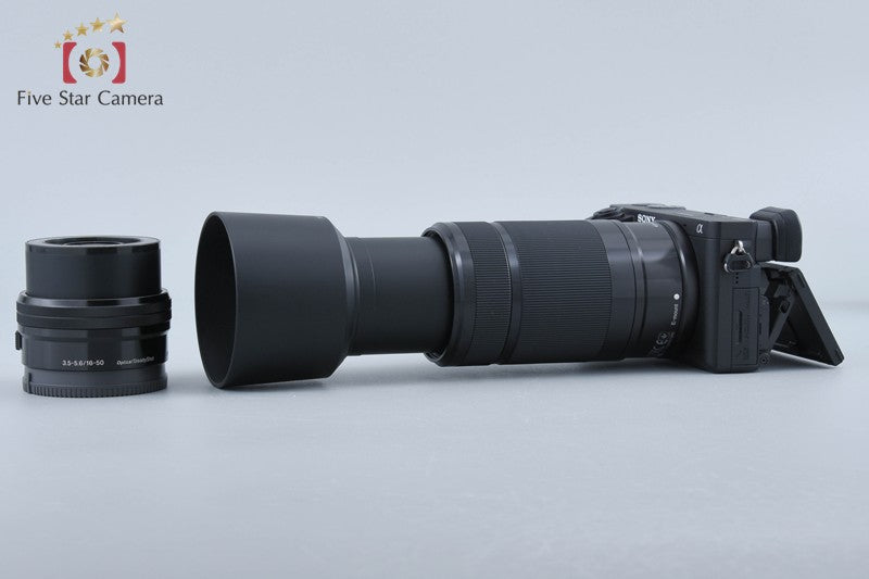 Sony α6400 ILCE-6400Y Black 24.2 MP 16-50 55-210 Lenses [Japanese Language Only]