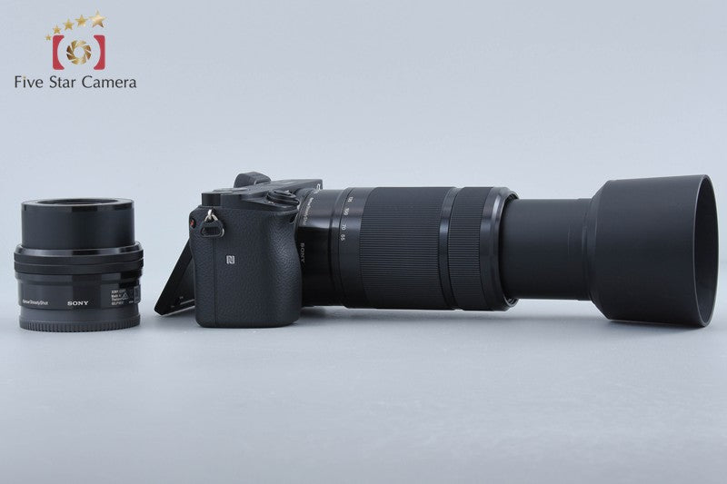 Sony α6400 ILCE-6400Y Black 24.2 MP 16-50 55-210 Lenses [Japanese Language Only]
