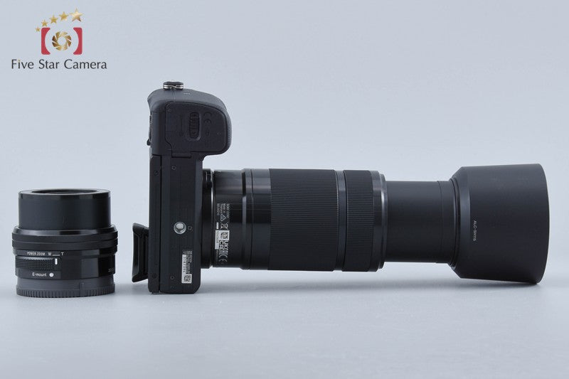 Sony α6400 ILCE-6400Y Black 24.2 MP 16-50 55-210 Lenses [Japanese Language Only]