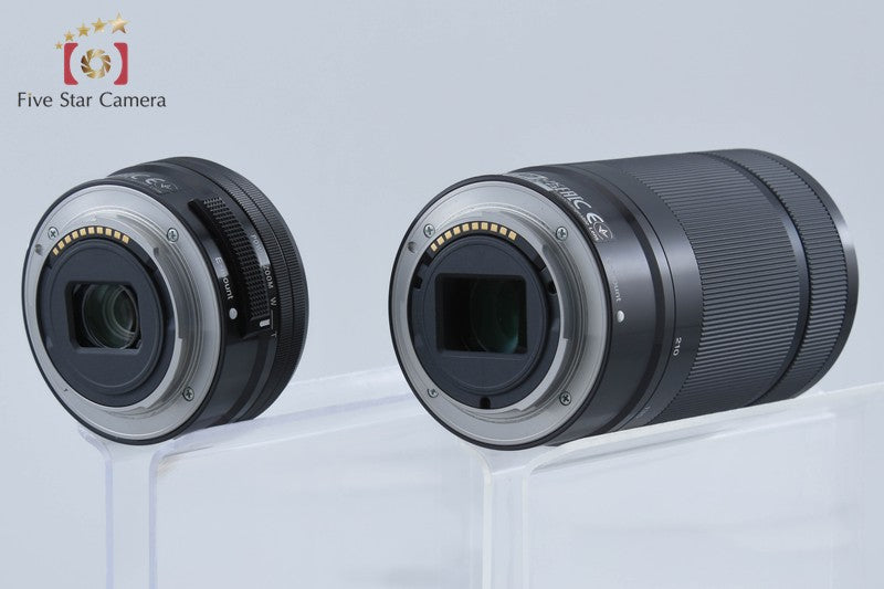 Sony α6400 ILCE-6400Y Black 24.2 MP 16-50 55-210 Lenses [Japanese Language Only]