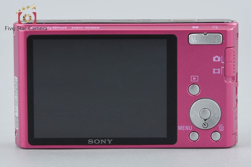 Sony Cyber-Shot DSC-W320 Pink 14.1 MP Digital Camera [Japanese Language Only]