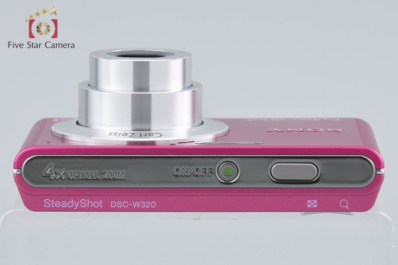Sony Cyber-Shot DSC-W320 Pink 14.1 MP Digital Camera [Japanese Language Only]
