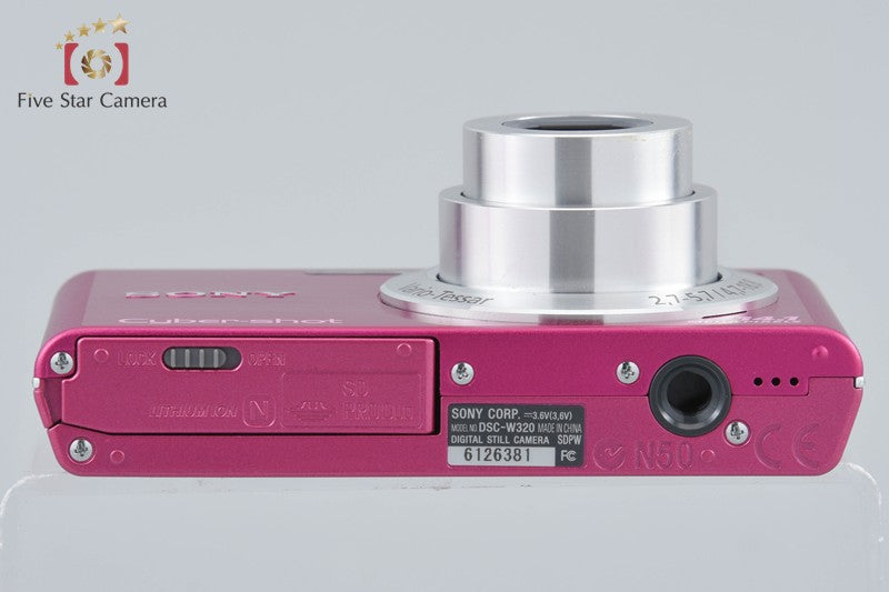 Sony Cyber-Shot DSC-W320 Pink 14.1 MP Digital Camera [Japanese Language Only]