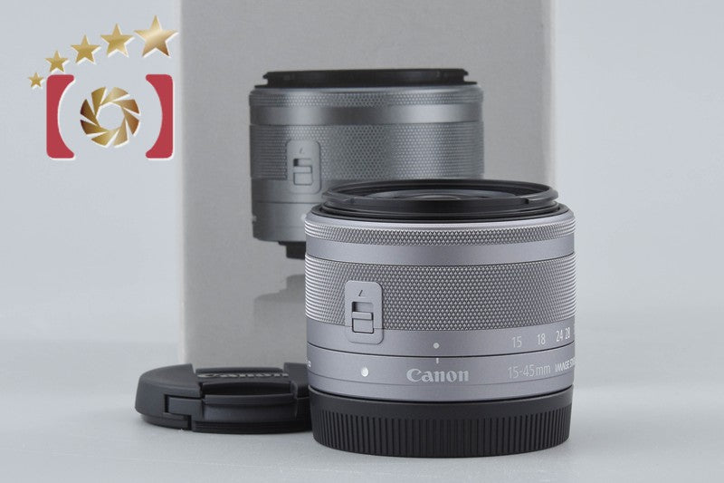 Canon EF-M 15-45mm f/3.5-6.3 IS STM Silver w/ Box