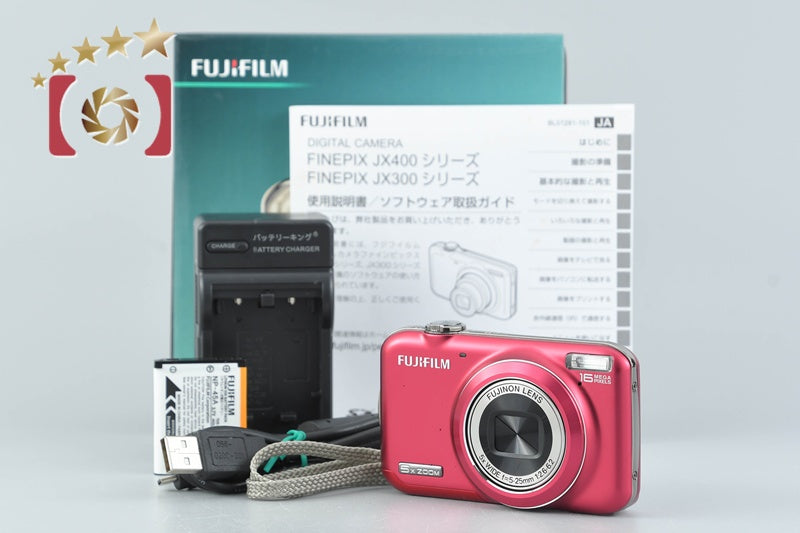 Fujifilm FinePix JX400 Red 16.0 MP Digital Camera w/ Box