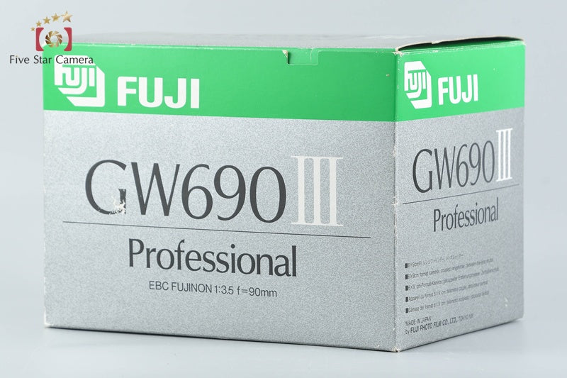 Fujifilm FUJICA GW690 III Pro 6x9 Medium Format Film Camera 2026.05 Overhauled!!