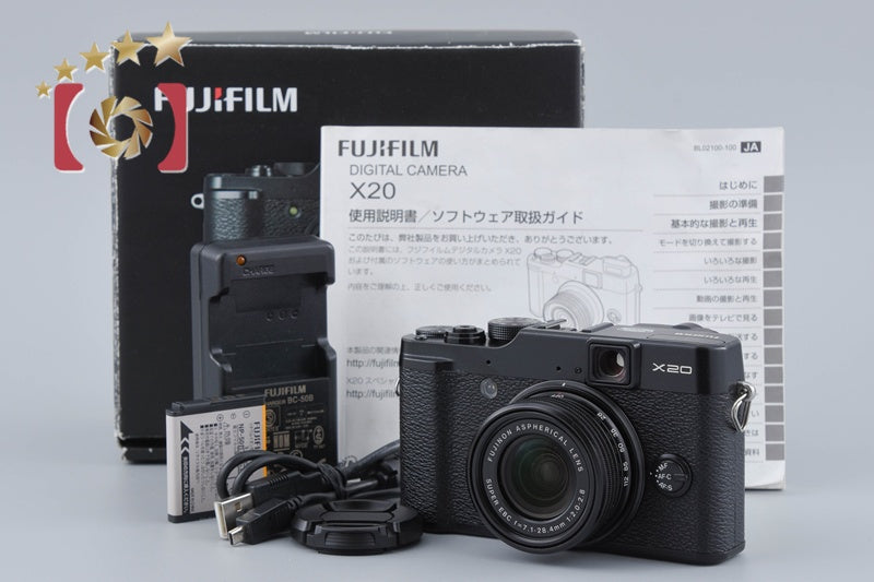 Fujifilm X20 Black 12.0 MP Digital Camera w/ Box