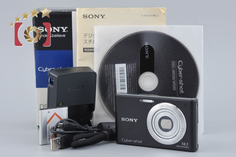 SONY Cyber-shot DSC-W550 Black 14.1 MP Digital Camera [Japanese Language Only]