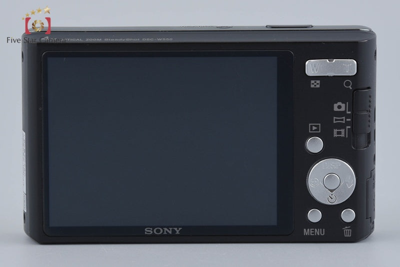 SONY Cyber-shot DSC-W550 Black 14.1 MP Digital Camera [Japanese Language Only]
