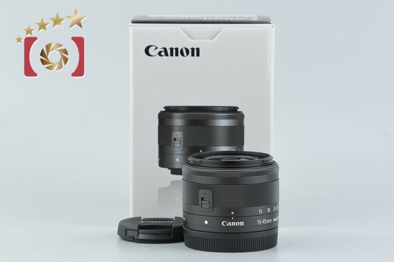 Canon EF-M 15-45mm f/3.5-6.3 IS STM Black w/ Box