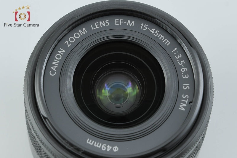 Canon EF-M 15-45mm f/3.5-6.3 IS STM Black w/ Box