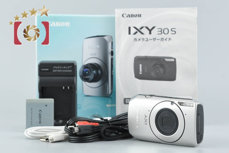 Canon IXY 30S Silver 10.0 MP Digital Camera w/ Box