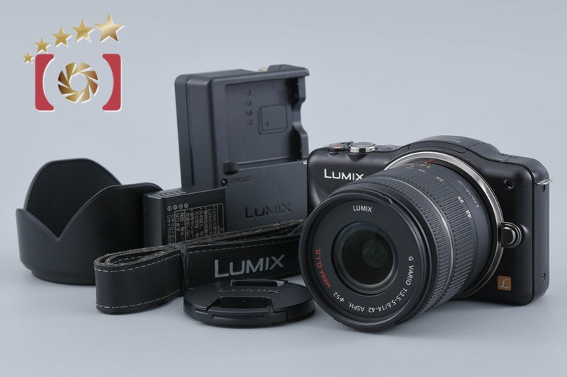 Panasonic LUMIX DMC-GF3 Black 12.1 MP 14-42 Lens [Japanese Language Only]