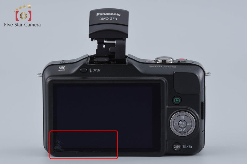 Panasonic LUMIX DMC-GF3 Black 12.1 MP 14-42 Lens [Japanese Language Only]