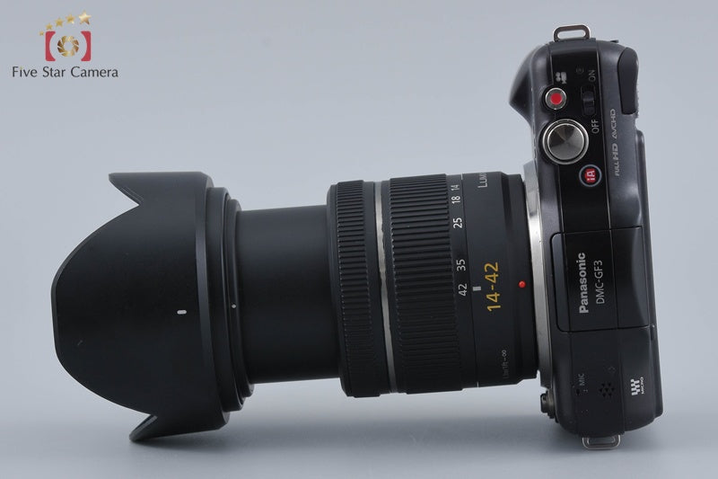 Panasonic LUMIX DMC-GF3 Black 12.1 MP 14-42 Lens [Japanese Language Only]
