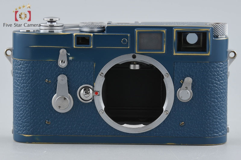 Leica M3 Double Stroke Blue Repaint 35mm Rangefinder Film Camera Body