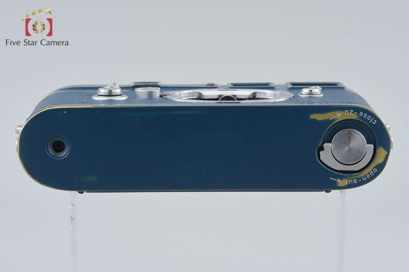 Leica M3 Double Stroke Blue Repaint 35mm Rangefinder Film Camera Body