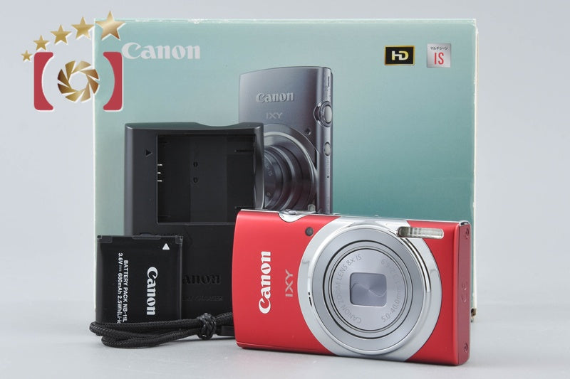 Canon IXY 130 Red 16.0 MP Digital Camera w/ Box