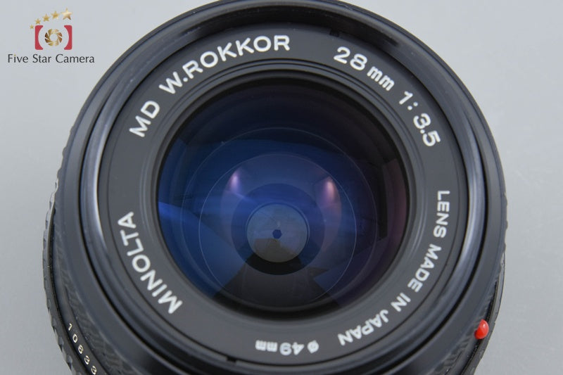 Minolta MD W.ROKKOR 28mm f/3.5