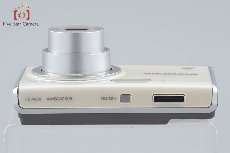 Olympus FE-4020 Pearl White 14.0 MP Digital Camera