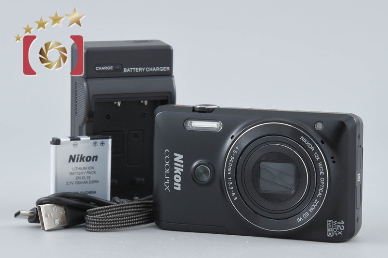 Nikon COOLPIX S6900 Rich Black 16.2 MP Digital Camera