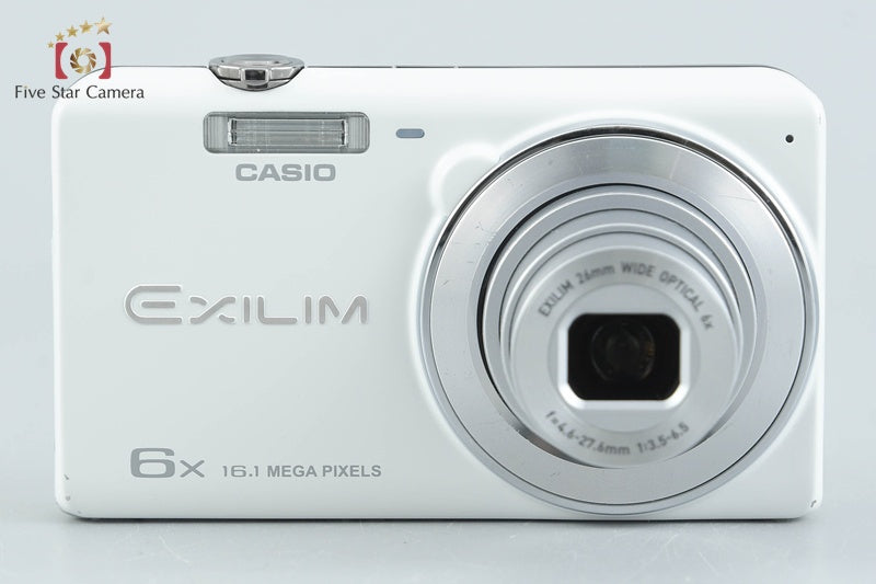 Casio EXILIM EX-ZS25 White 16.1 MP Digital Camera w/ Box