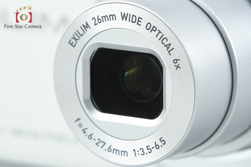 Casio EXILIM EX-ZS25 White 16.1 MP Digital Camera w/ Box