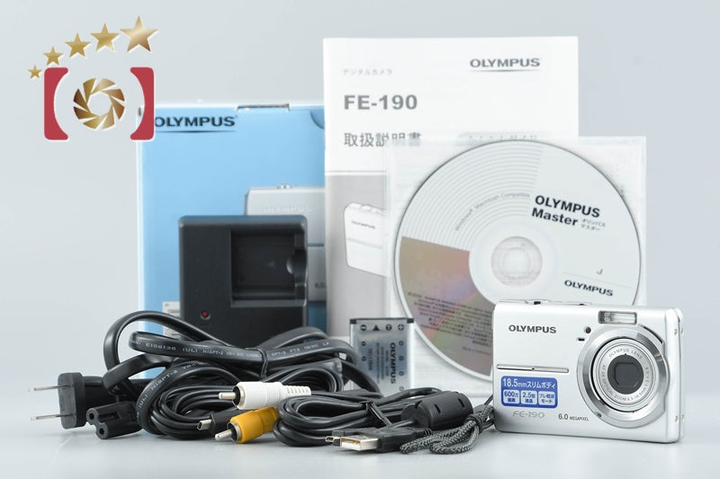 Olympus CAMEDIA FE-190 6.0 MP Digital Camera w/ Box