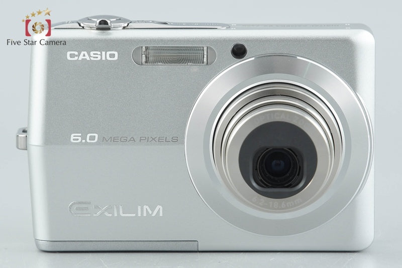 Casio EXILIM ZOOM EX-Z600 Silver 6.0 MP Digital Camera w/ Box