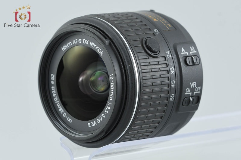 "Shutter count 2,434" Nikon D3300 Black 24.2 MP DSLR 18-55mm VR II Lens