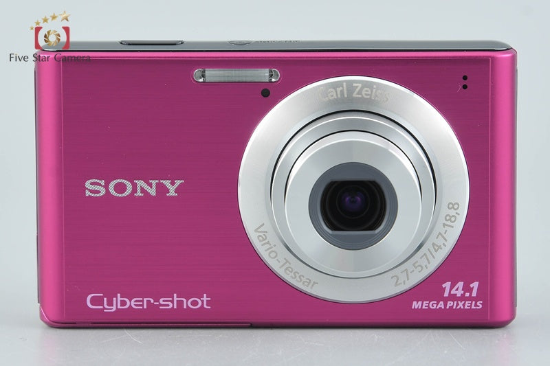 SONY Cyber-shot DSC-W550 Pink 14.1 MP Digital Camera [Japanese Language Only]