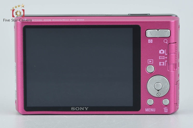 SONY Cyber-shot DSC-W550 Pink 14.1 MP Digital Camera [Japanese Language Only]