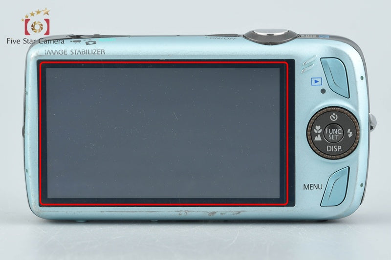 Canon IXY Digital 930 IS Blue 12.1 MP Digital Camera w/ Box