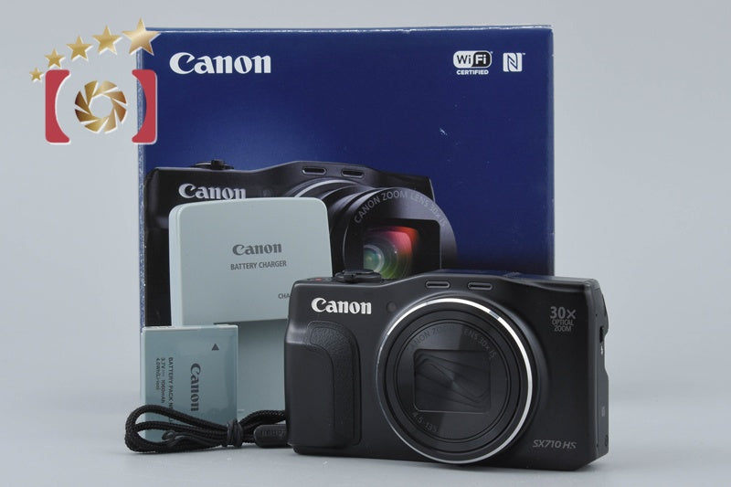 Canon PowerShot SX710 HS Black 20.3 MP Digital Camera w/ Box