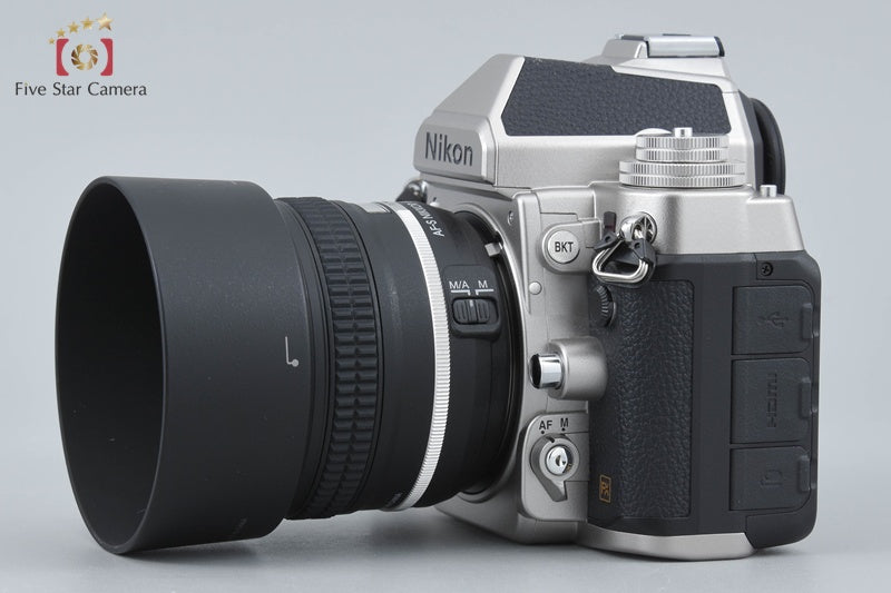 "Count 725" Nikon Df Silver 16.2 MP DSLR 50mm f/1.8 G Special Edition Kit