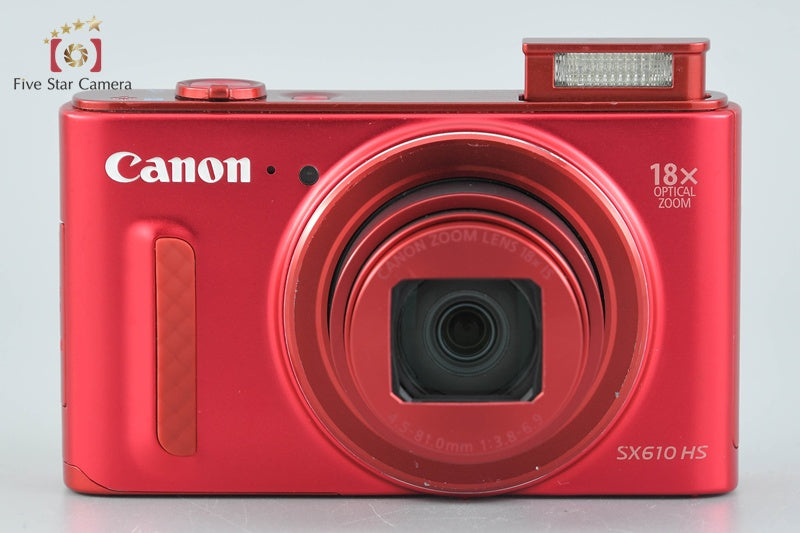 Canon PowerShot SX610 HS Red 20.2 MP Digital Camera