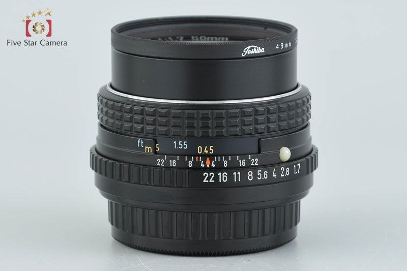 Pentax SMC M 50mm f/1.7 K Mount Lens