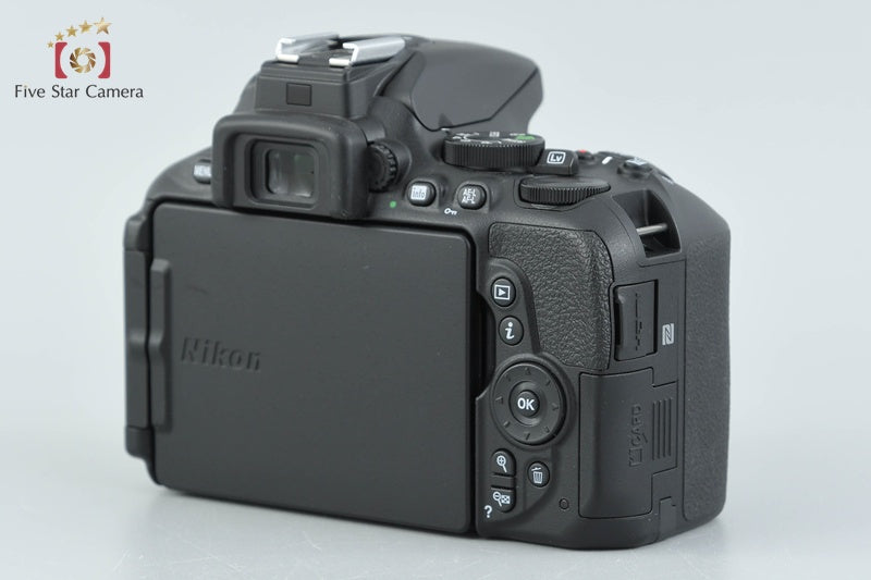 "Count 1,023" Nikon D5600 24.2 MP SLR Digital Camera 18-55 VR Lens