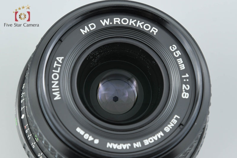 Minolta MD W.ROKKOR 35mm f/2.8